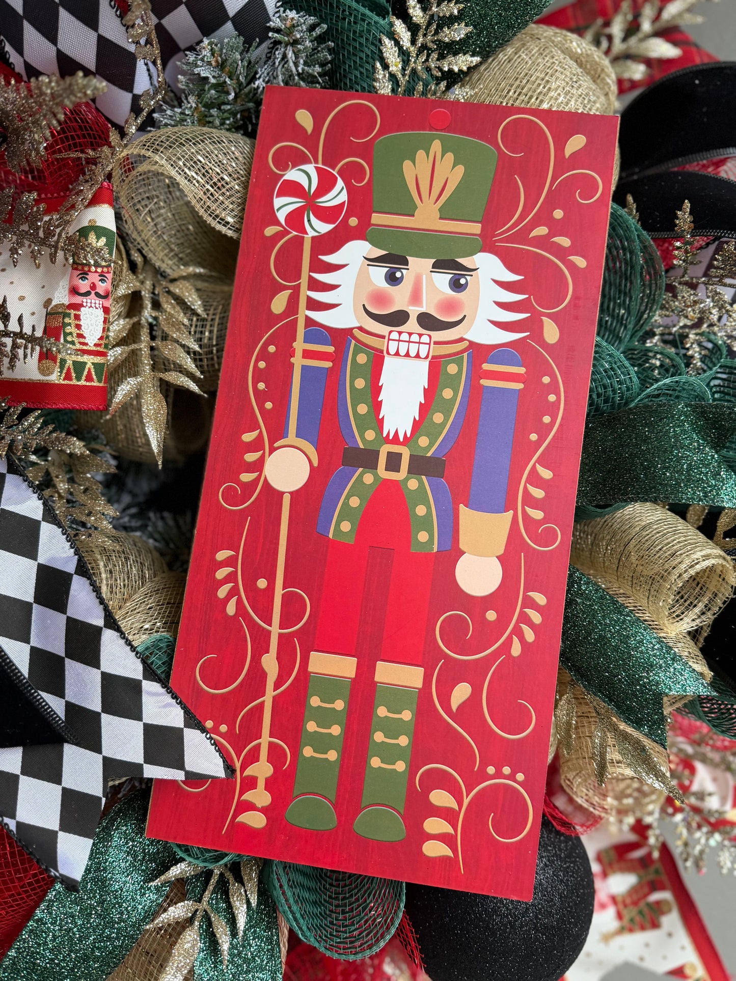 Nutcracker Wreath - Harlequin