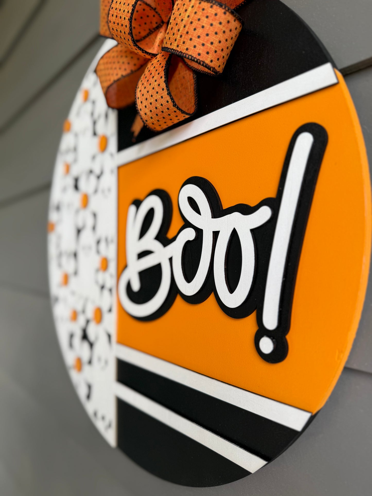 Boo! - Daisy Ghost Orange