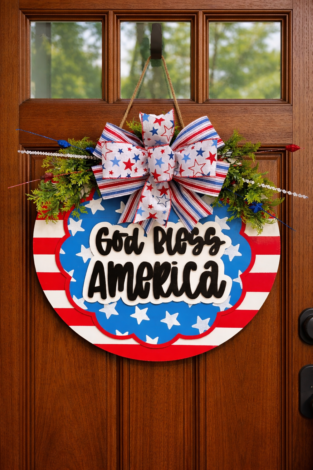 God Bless America Hanger