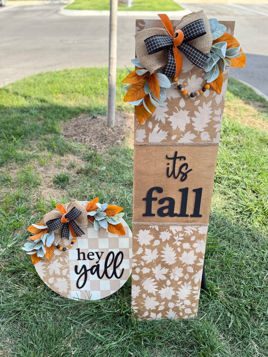Hey Yall It’s Fall Porch Set
