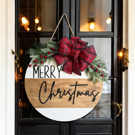 Traditional Merry Christmas Hanger
