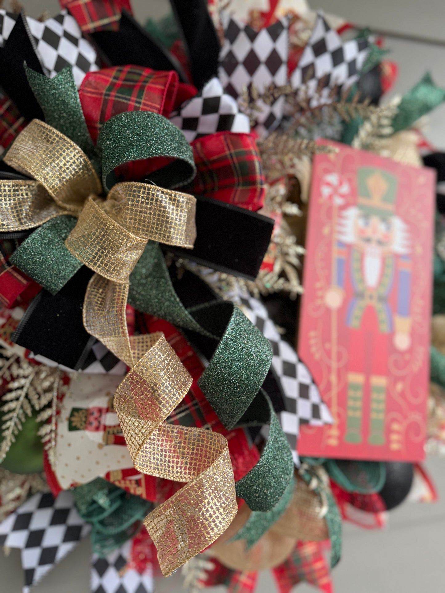 Nutcracker Wreath - Harlequin