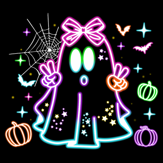 Halloween Neon T-shirt - Design 14