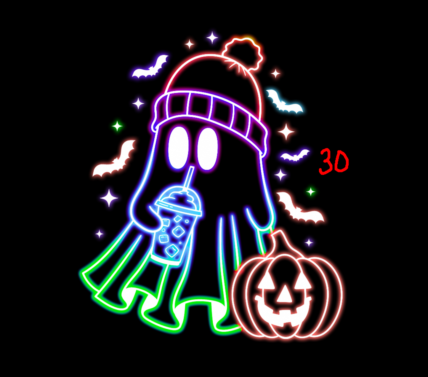 Halloween Neon T-shirt - (Designs 30 thru 39)