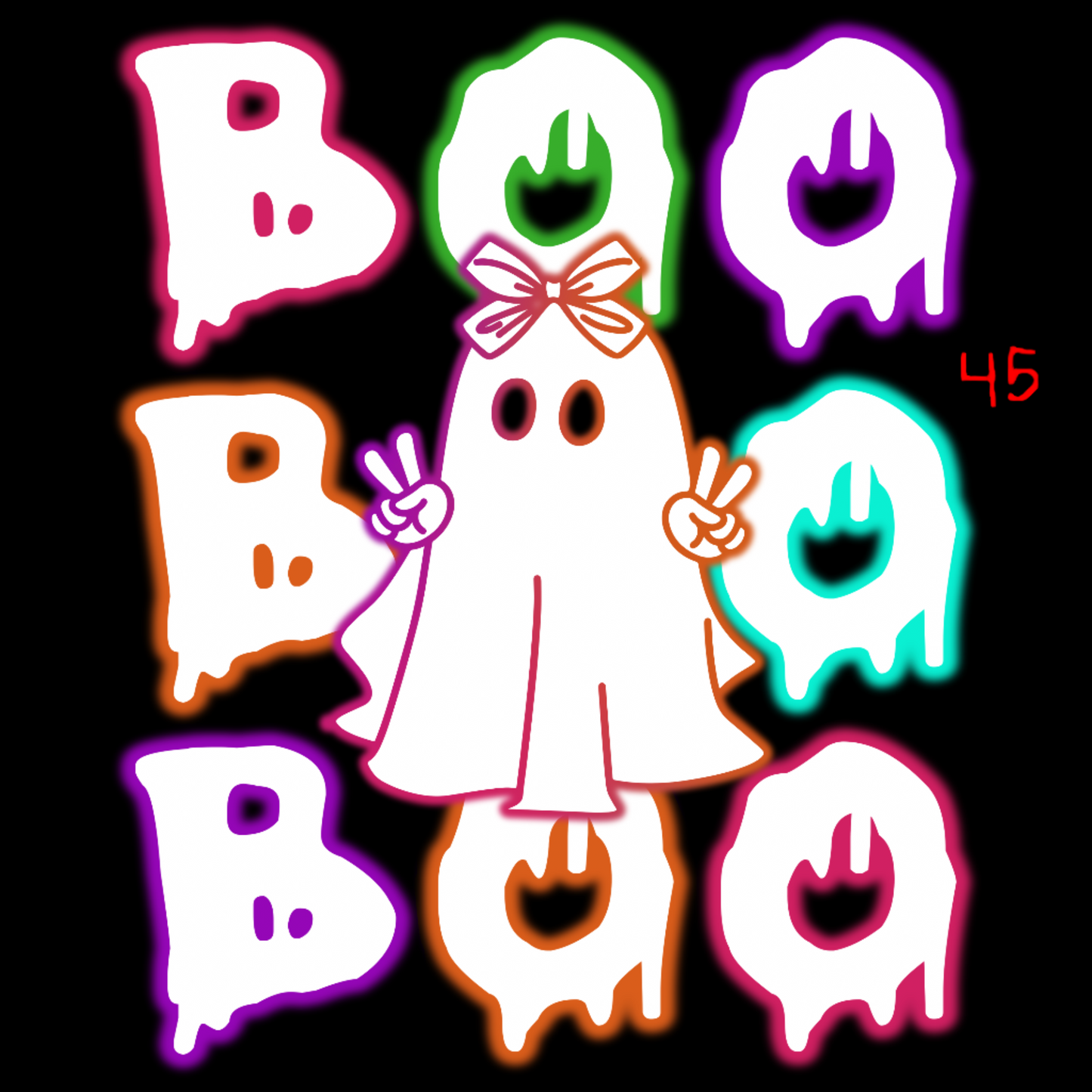 Halloween Neon T-shirt - (Designs 40 thru 49)