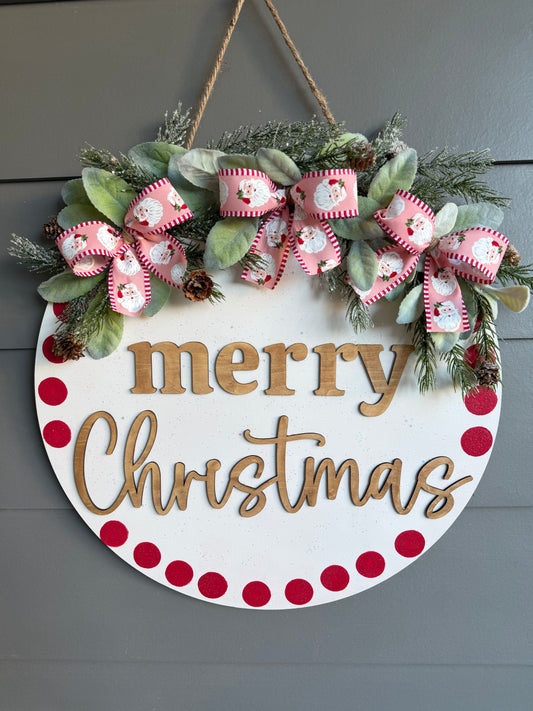 Merry Christmas Hanger - Red Dot