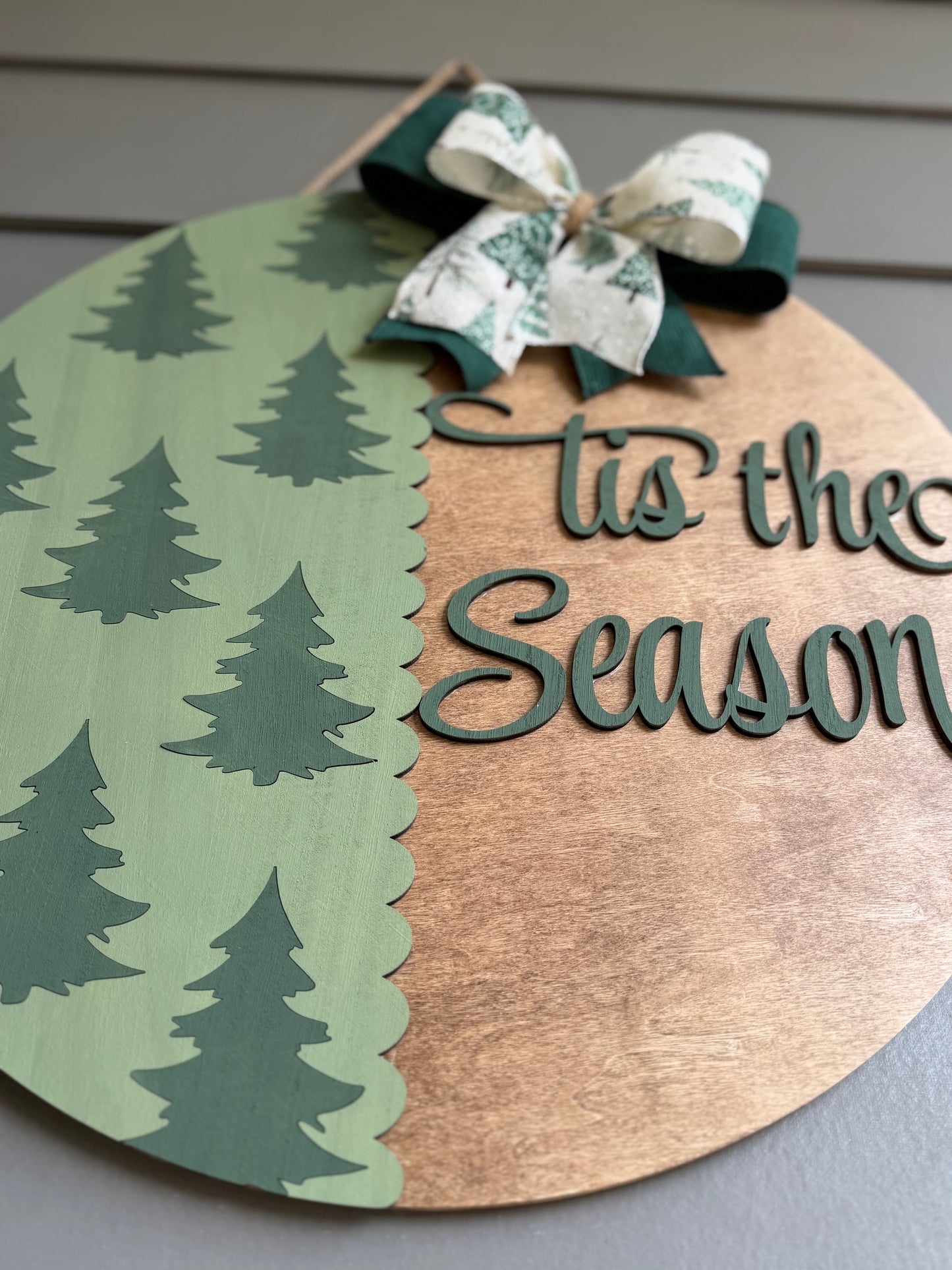 Tis the Season Door Hanger