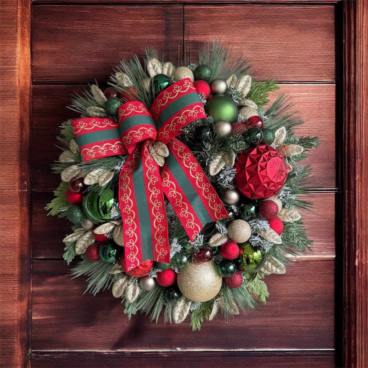 Christmas Ornament Wreath
