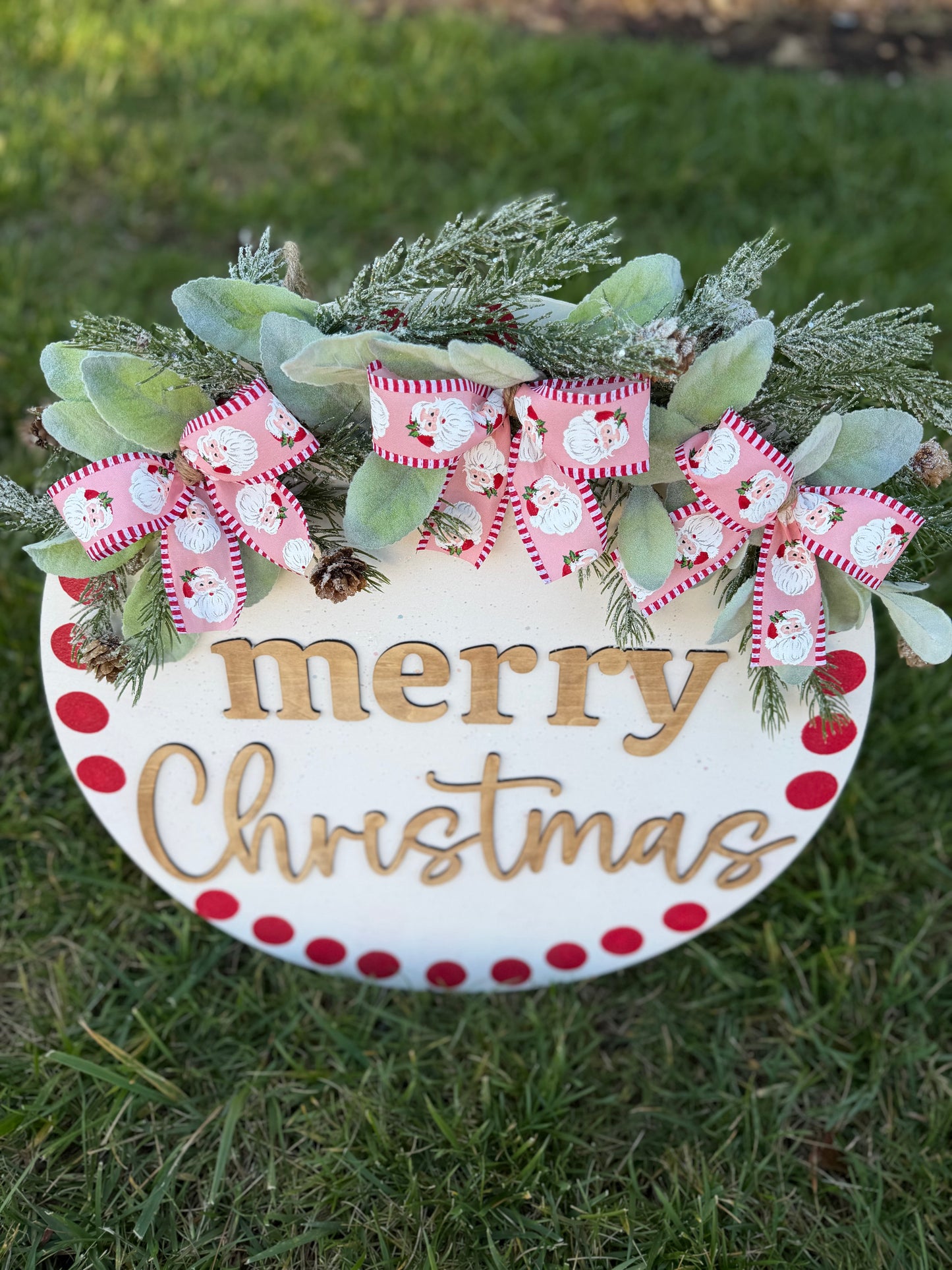 Merry Christmas Hanger - Red Dot