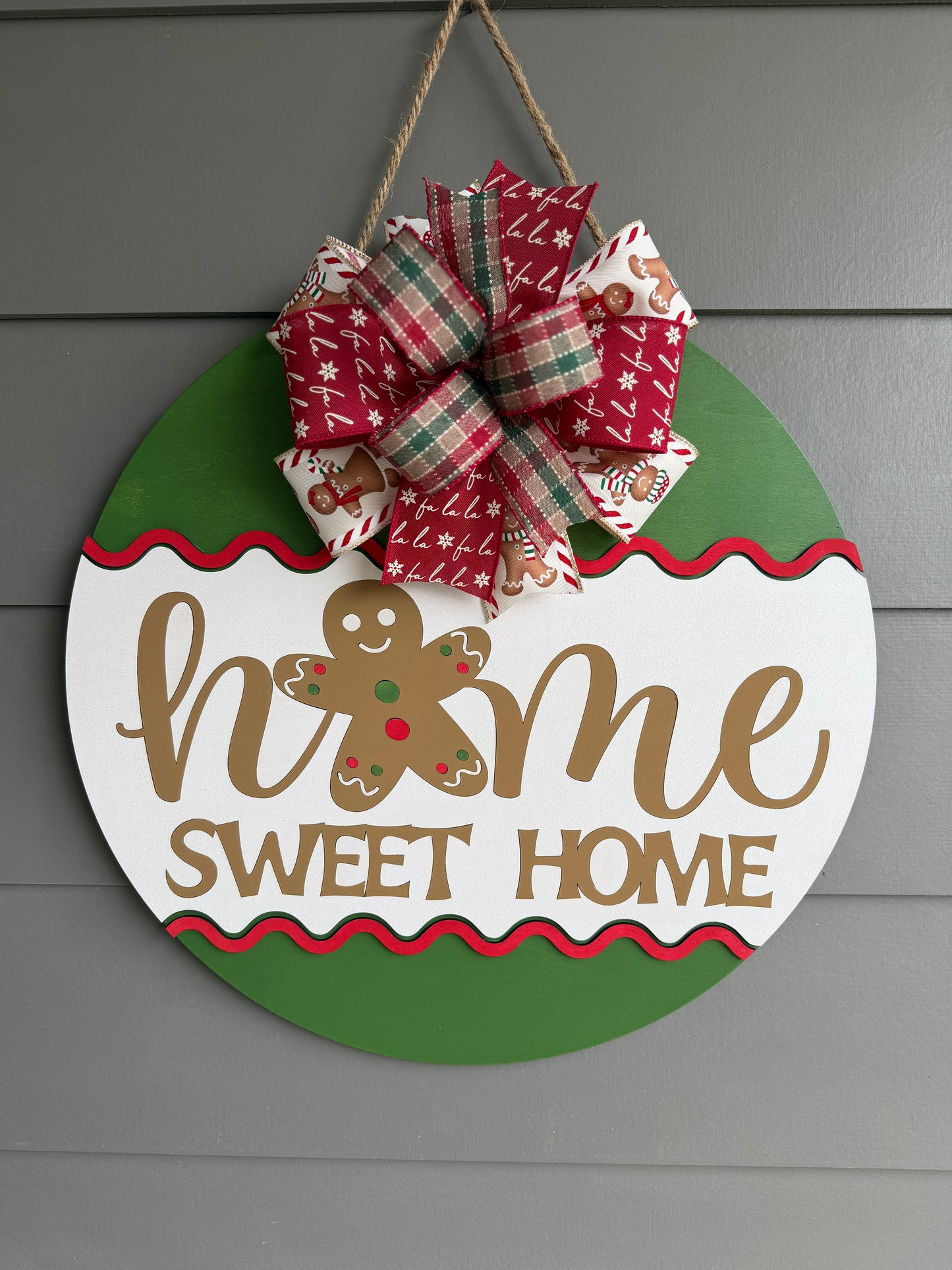 Gingerbread Home Sweet Home Hanger