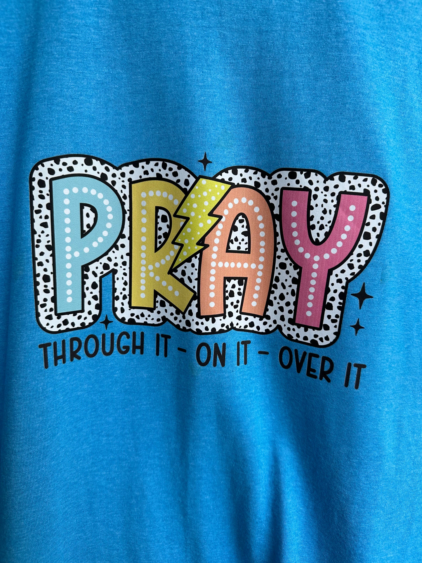 Pray Lightening Bolt Tee