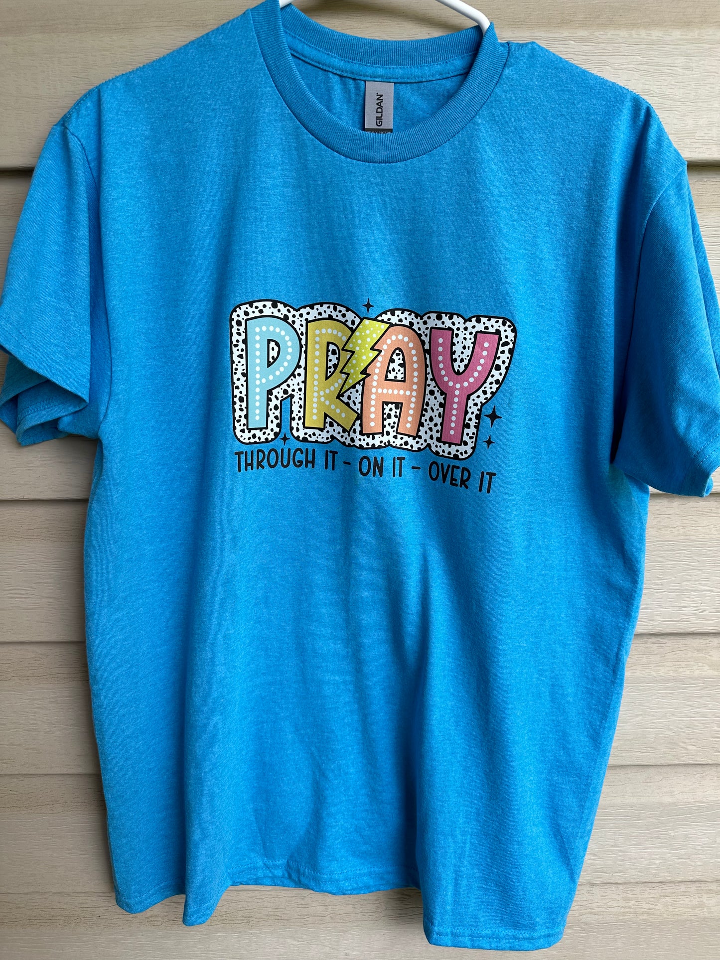 Pray Lightening Bolt Tee