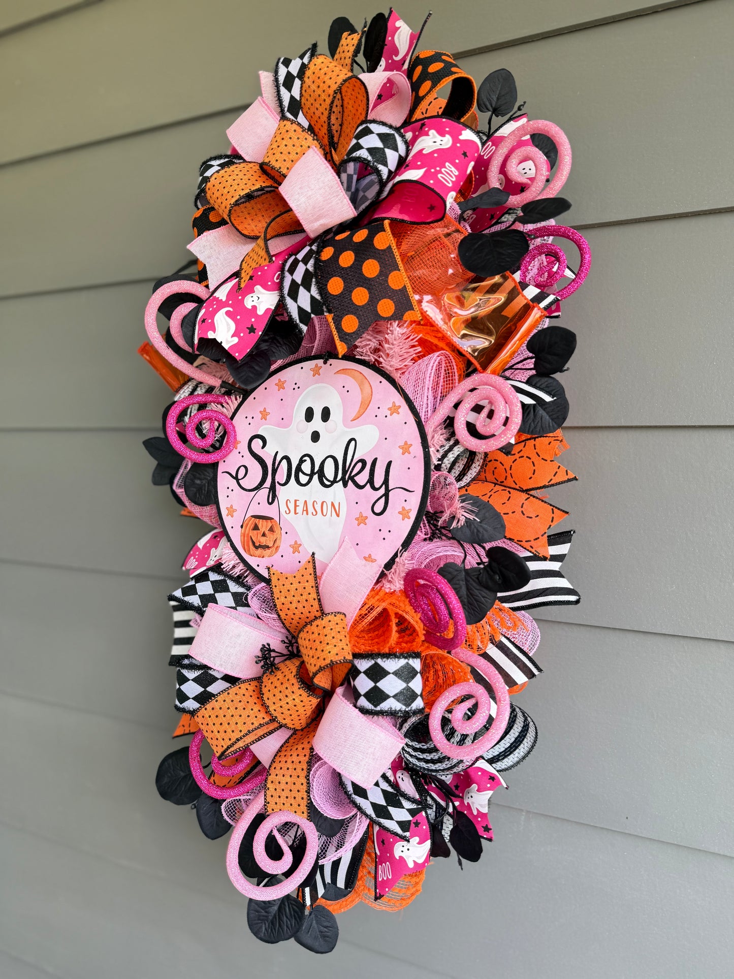Spooky Season Pink Halloween Swag