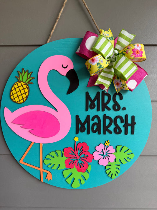 Teacher Name - Hawaiian Theme
