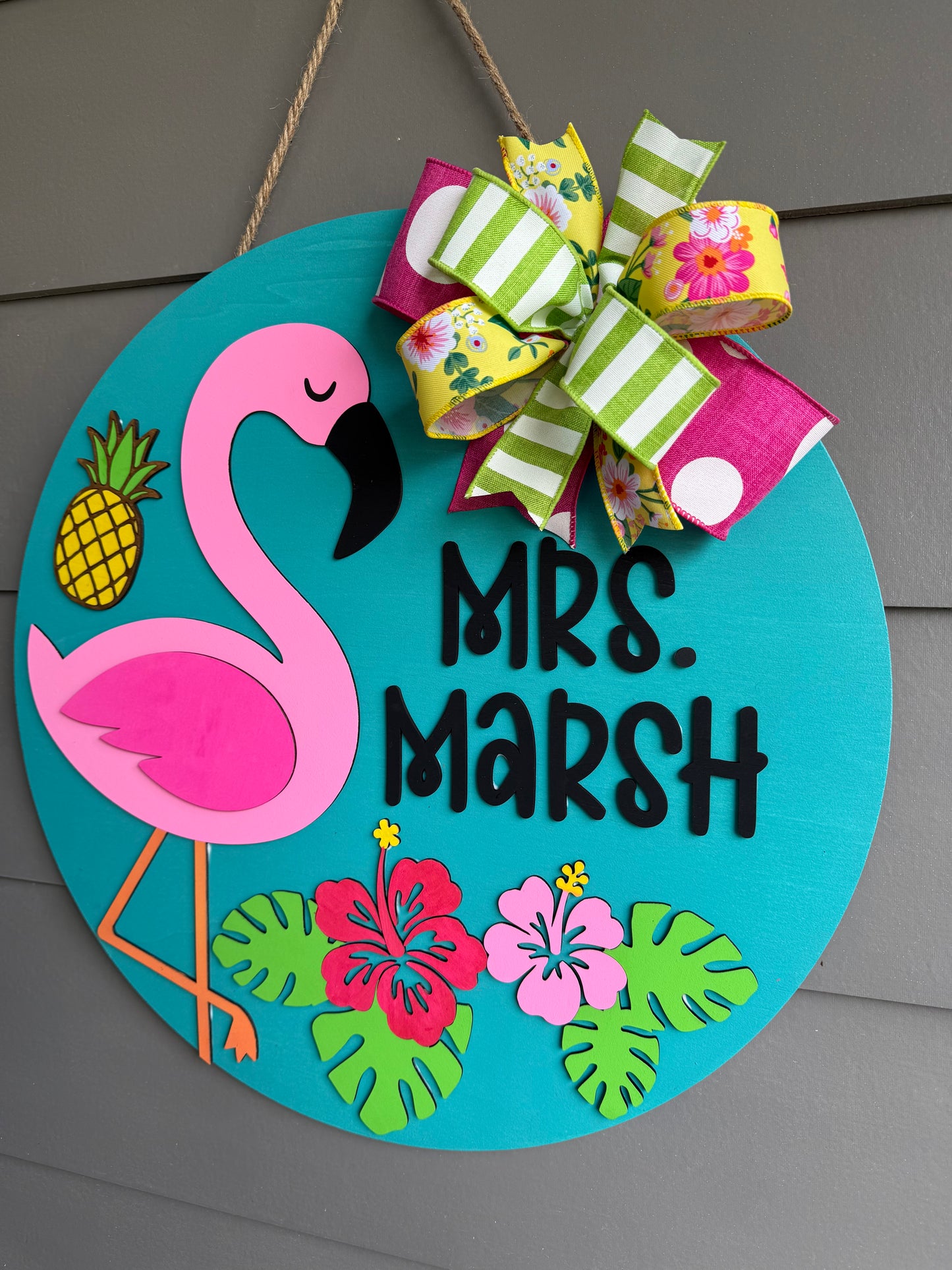Teacher Name - Hawaiian Theme